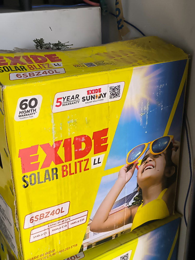 Exide Solar Blitz 6SBZ40L (40AH)