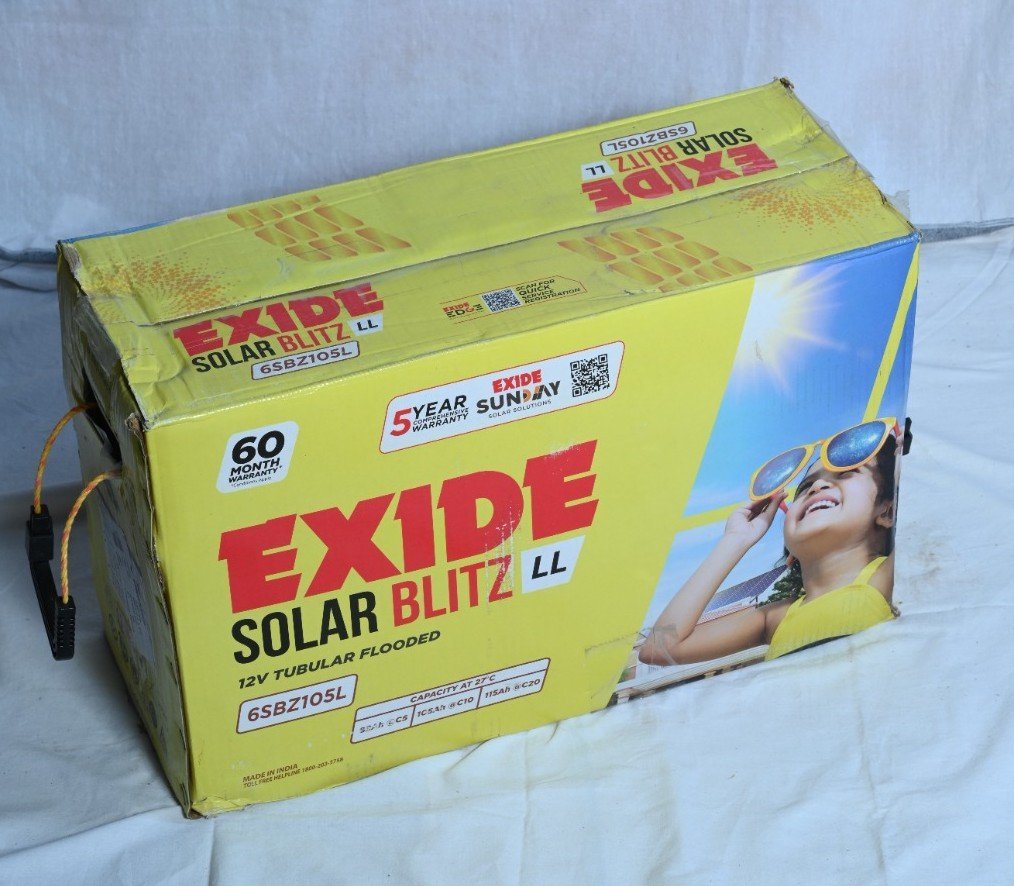 Exide Solar Blitz 6SBZ105L (100AH)